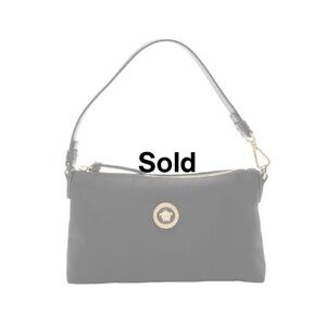 Versace nylon tribute icon flat pouch